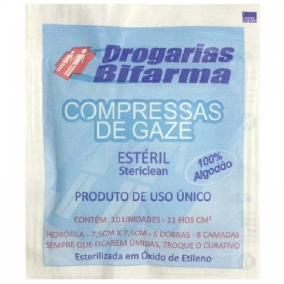 COMPRESSAS DE GAZE ESTÉRIL