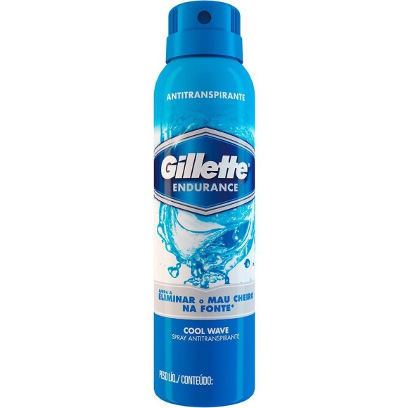 DESODORANTE GILLETTE ANTITRANSPIRANTE SPRAY COOL WAVE 150ML