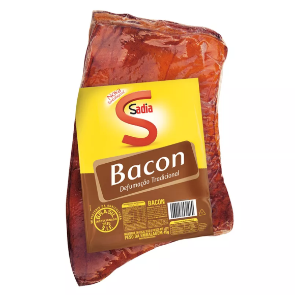 BACON  PACOTE COM 1 KG