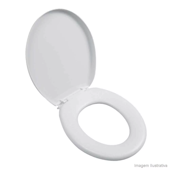 ASSENTO SANITÁRIO OVAL BRANCO