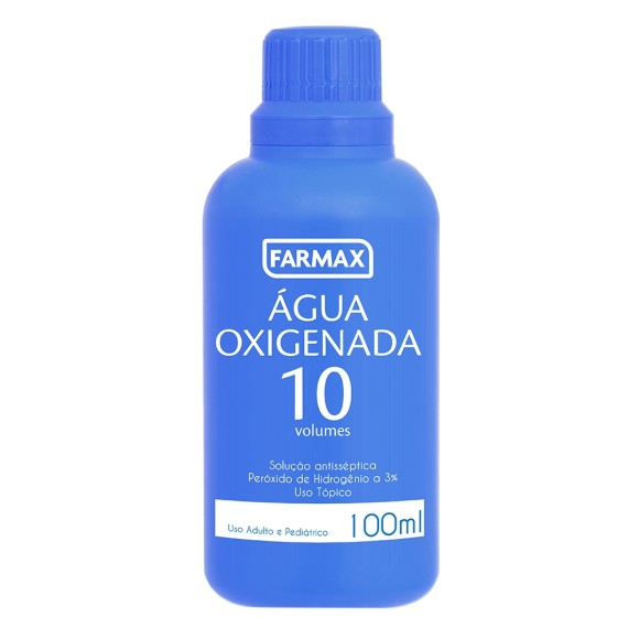 ÁGUA OXIGENADA LÍQUIDA 10 VOLUMES 100ML