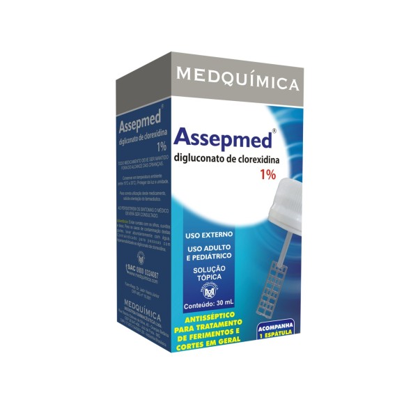 ASSEPMED 1% SOLUÇÃO TÓPICA SPRAY 50ML