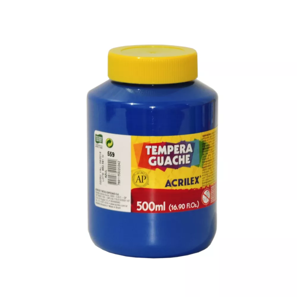 TINTA TEMPERA GUACHE 500ML CORES