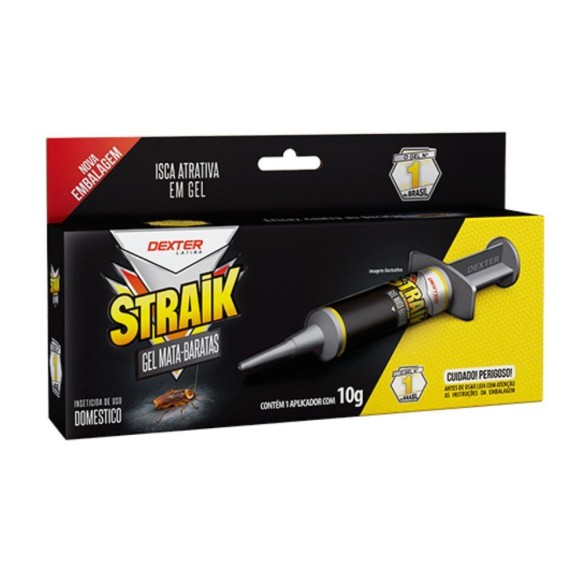 INSETICIDAS STRAIK GEL MATA BARATAS 10 G