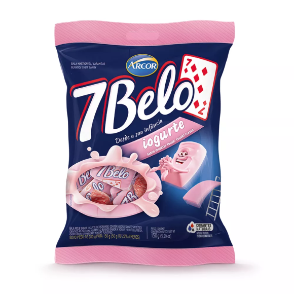 BALA 7BELO IOGURTE 600G