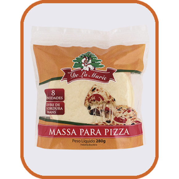 MASSA PARA MINI PIZZA BROTO COM 8 UNIDADES