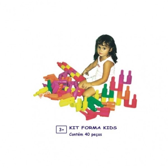 KIT FORMA KIDS COM 40 PEÇAS