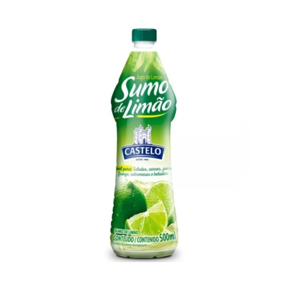 SUMO DE LIMÃO CASTELO 500ML