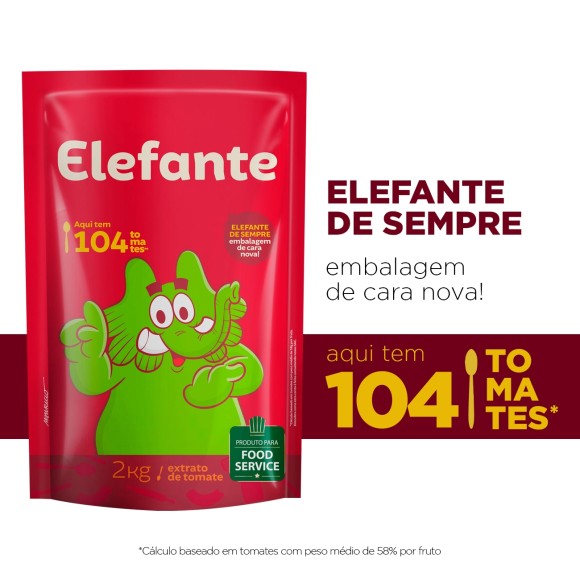 EXTRATO DE TOMATE ELEFANTE 2KG