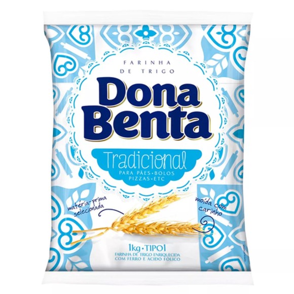 FARINHA DE TRIGO 1KG  DONA BENTA