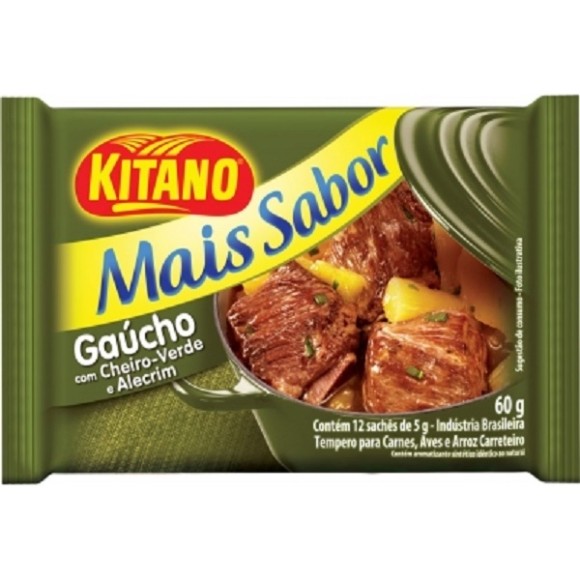 TEMPERO KITANO MAIS SABOR GAÚCHO 60G