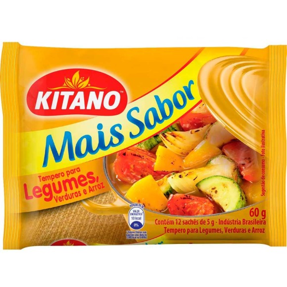 TEMPERO KITANO MAIS SABOR LEGUMES 60G