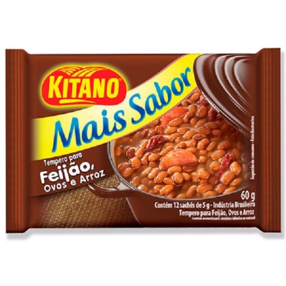 TEMPERO KITANO MAIS SABOR FEIJÃO 60G