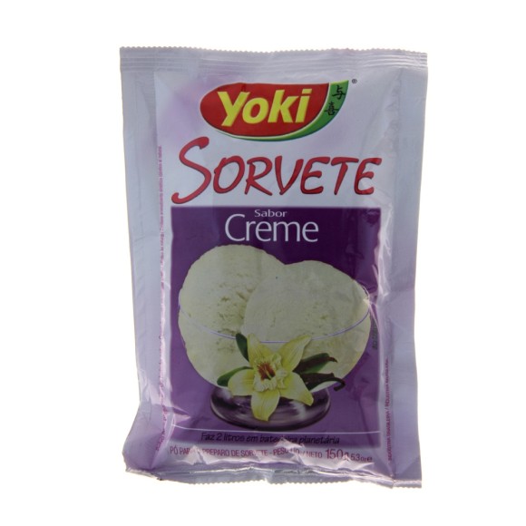 PÓ PARA SORVETE CREME 150G