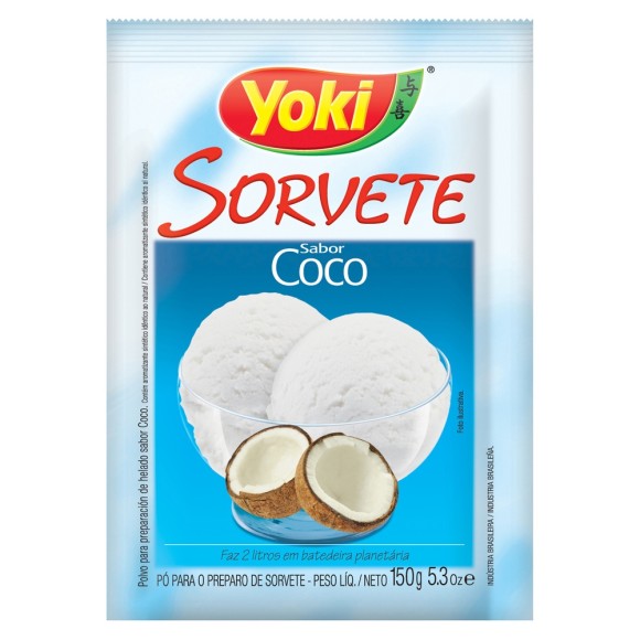 PÓ PARA SORVETE  COCO 150G