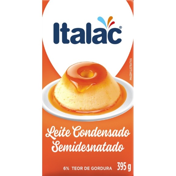 LEITE CONDENSADO SEMIDESNATADO 395G