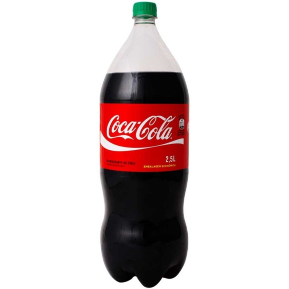 REFRIGERANTE COCA-COLA 2,5 LITROS