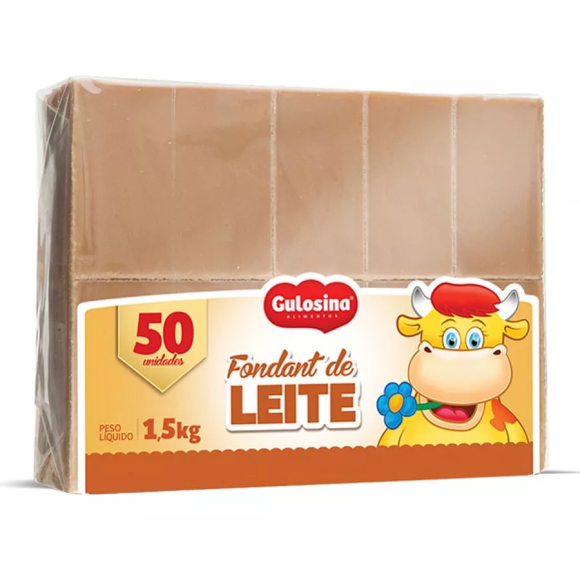 DOCE FOUNDANT DE LEITE 1,5KG COM 50 UNIDADES