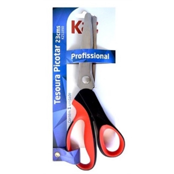 TESOURA DE PICOTAR PROFISSIONAL 23CM