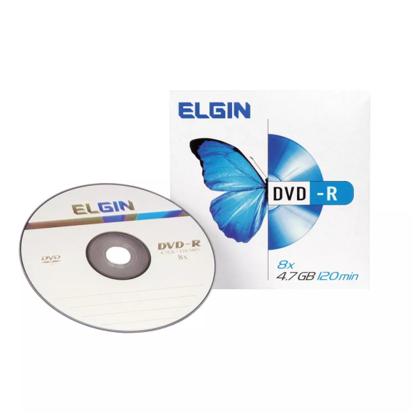 DVD-R GRAVÁVEL 4,7 GB 8X ELGIN ENVELOPE